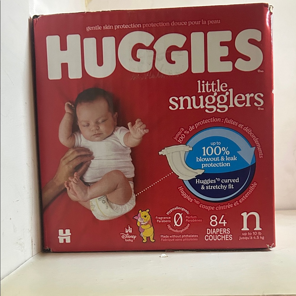 Little Snugglers Diapers - Red